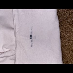 White brandy Melville tube top